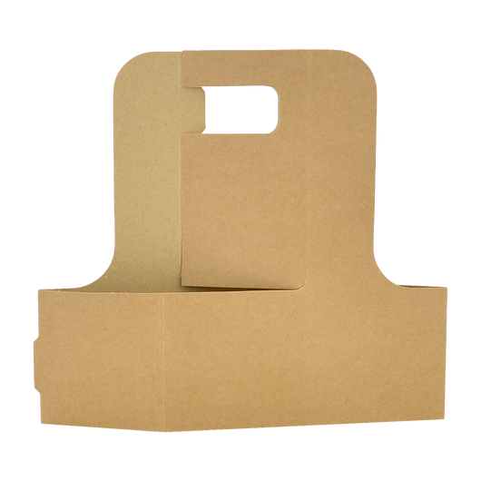 Кейс-холдер для стаканів на 2 секції крафт 20шт, изображение 2