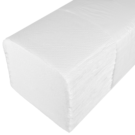 Полотенце бумажное 2-х слойная целлюлоза V-сл 21х22см 150шт, изображение 2