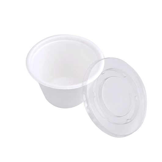 Соусница из тростника с крышкой РET 110 мл, изображение 3