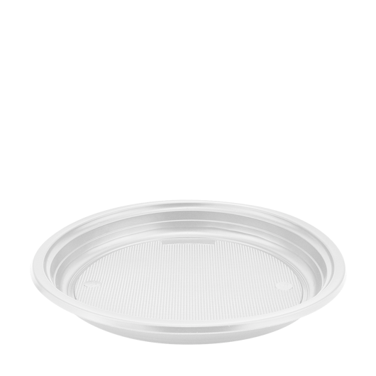 Тарілка пластик Ø 200 мм біла