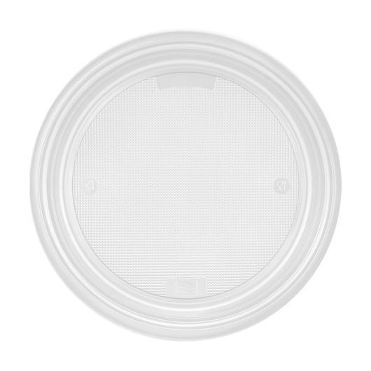 Тарелка пластиковая белая D-200мм 100шт, изображение 2