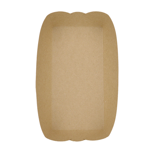 Тарілка-човник крафт 90х145х40мм 50шт, изображение 2
