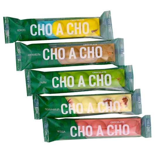 Шоколад бельгійський CHO A CHO з горіхом "Карамель" 30г, изображение 2