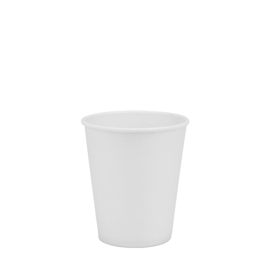 Стакан паперовий 175мл одношаровий білий 50шт, Розмір стакана: 175, Колір стакана: Білий, Матеріал: Картон