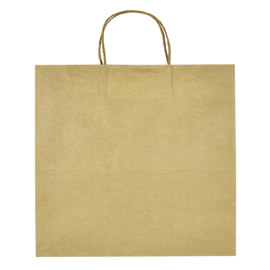 Бумажный пакет с ручками крафт 305х145х350мм, изображение 2
