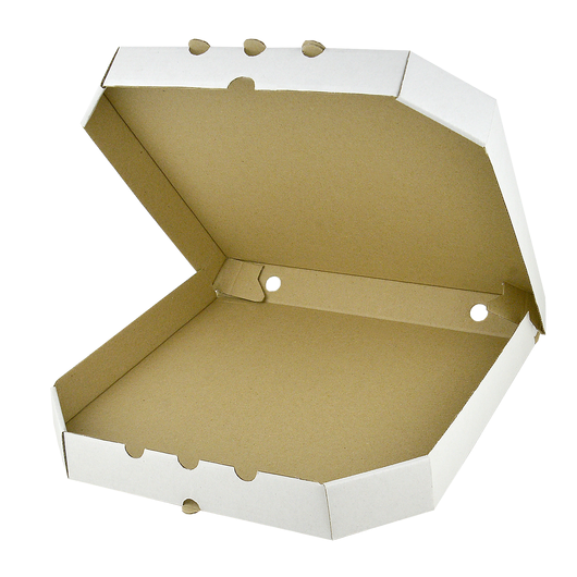 Коробка для пиццы белая 250х250х35мм