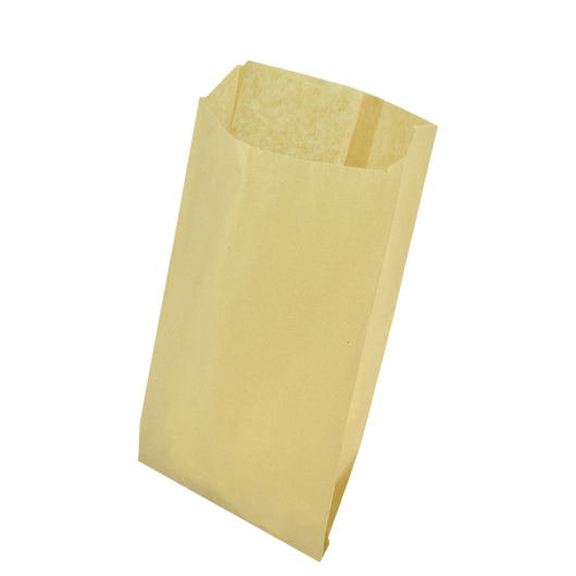 Бумажный пакет цельный крафт буро-коричневый 310х160х70 мм (4980/974)