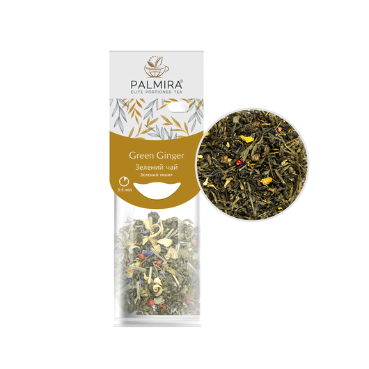Чай зеленый Имбирный PALMIRA 10шт х 2,4г