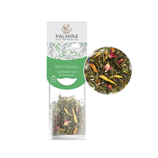 Чай зеленый Мятная фантазия PALMIRA 10шт х 2,4г