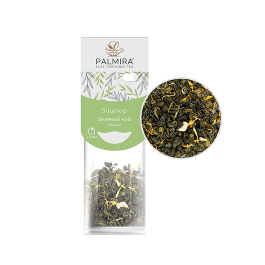 Чай зеленый Саусеп PALMIRA 10шт х 2,4г