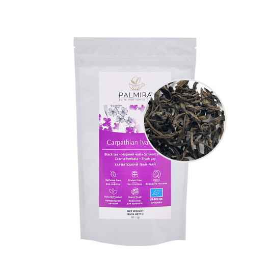 Чай черный Карпатский Иван-чай PALMIRA 50г, изображение 2