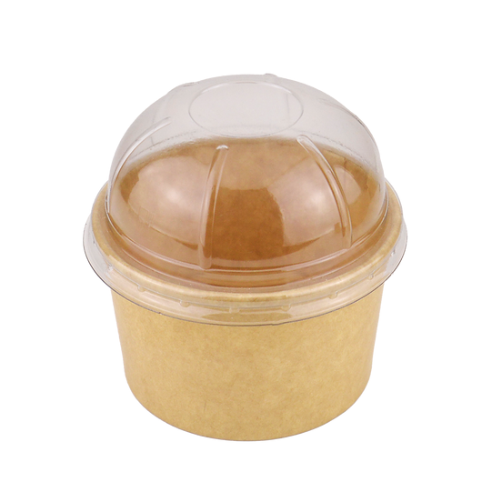 Кришка для креманки купольна D-90мм 100шт, изображение 2