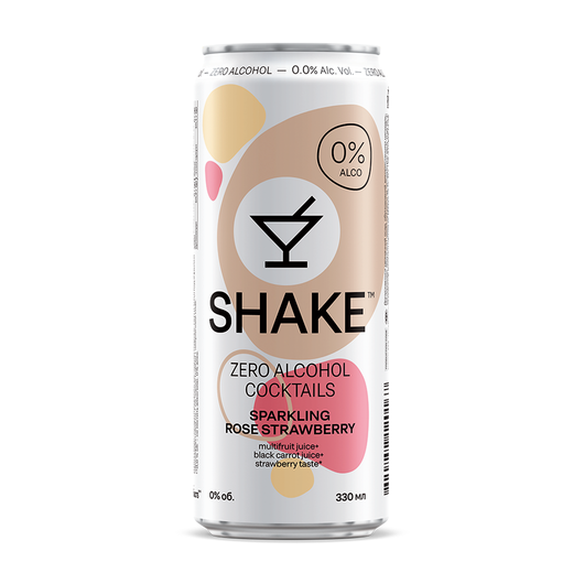 Напиток безалкогольный SHAKE SPARKLING STRAWBERRY 330мл