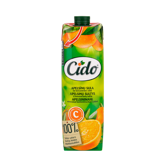 Сік Cido апельсиновий 1л