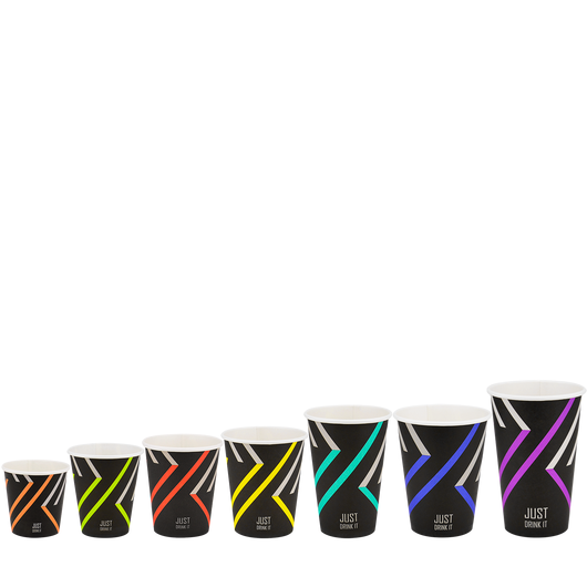 Стакан паперовий 400мл одношаровий Just Drink 50шт, Розмір стакана: 400, Колір стакана: З зображенням, Матеріал: Картон, изображение 3