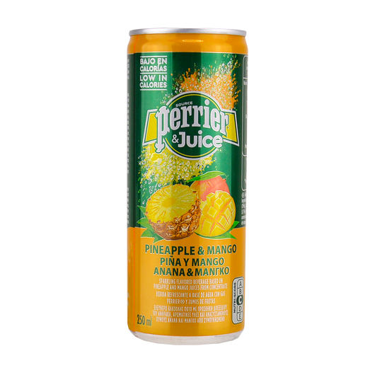 Вода с соком Perrier ананас-манго 250мл