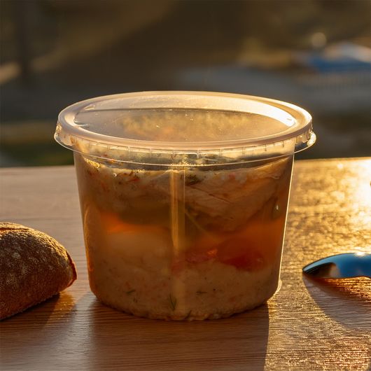 Контейнер з кришкою 550мл 25шт, изображение 3