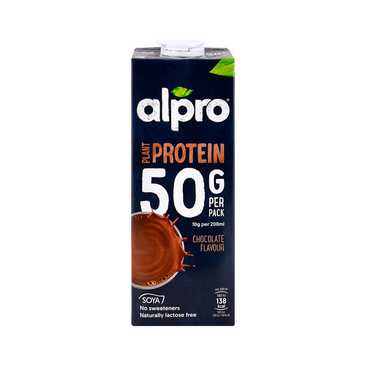 Alpro Plant Protein молоко соевое с протеином Шоколадное 2,8% 1л