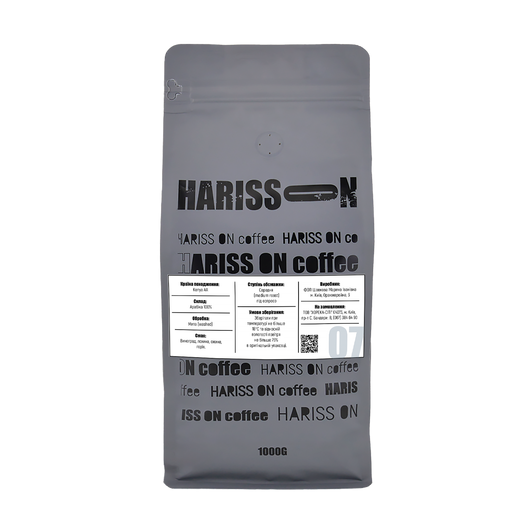 Кофе в зернах HARISS ON №7 Кения 100% Арабика 1кг