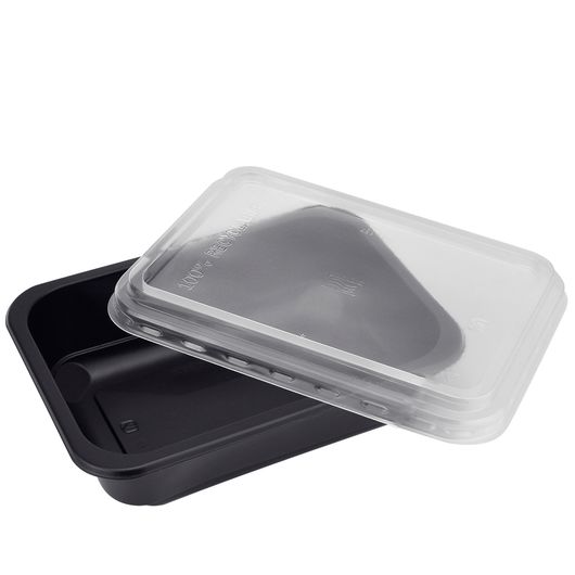 Контейнер с крышкой черный 500мл 50шт, изображение 2