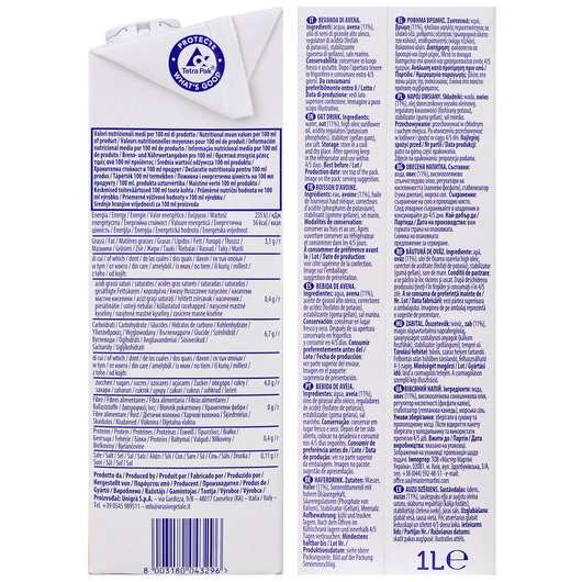 OraSi молоко рослинне Вівсяне 3,1% 1л, изображение 2