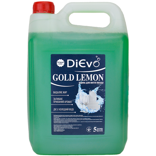 Средство для мытья посуды DiЄvo Gold Lemon Optimum канистра 5л