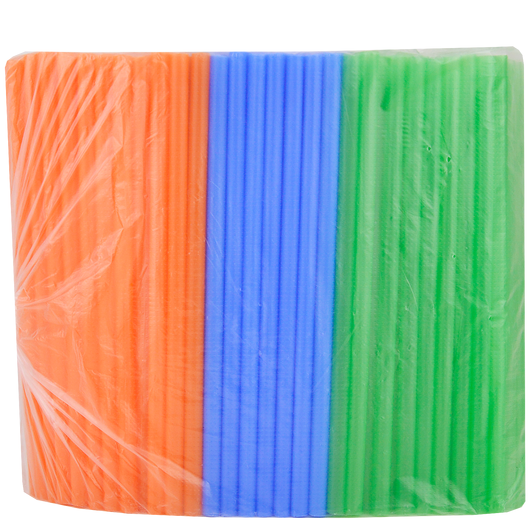 Трубочка Фреш без коліна 210х8, 5мм Мікс 300шт, изображение 2