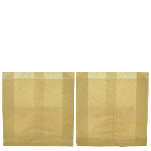 Паперовий пакет крафт 110х100х50мм 100шт, изображение 3