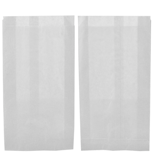 Паперовий пакет білий 160х100х50мм 100шт, изображение 3