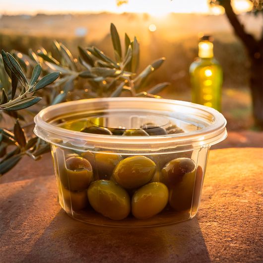 Супник ребристый прозрачный D-115мм 350мл 50шт, изображение 3