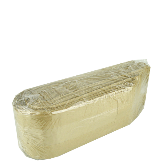 Бумажный пакет с прозрачной вставкой крафт 560х100х50/40мм 100шт, изображение 4