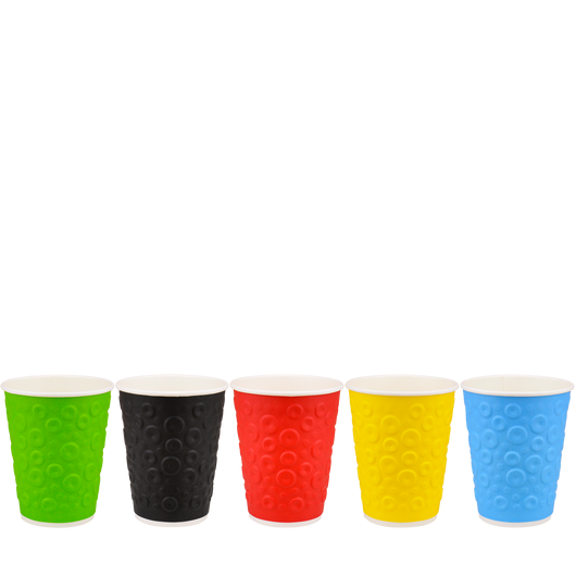 Стакан паперовий 400мл двошаровий DUNKIN MIX 25шт, Розмір стакана: 400, Колір стакана: Мікс, Матеріал: Картон, изображение 3