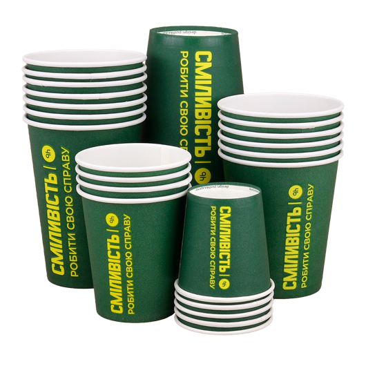 Стакан бумажный 340мл однослойный СуперСила 50шт, Размер стакана: 340, Цвет стакана: С рисунком, изображение 2