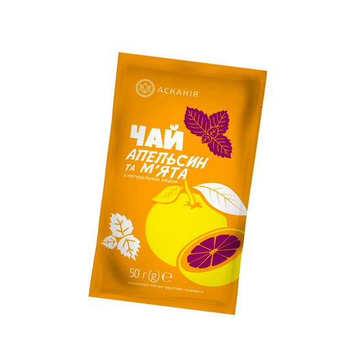 Чай АСКАНИЯ концентрат - Апельсин-мята 50г