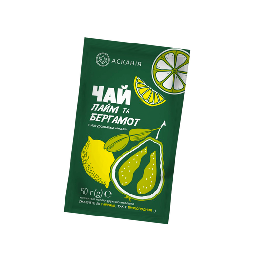 Чай АСКАНИЯ концентрат - Лайм-бергамот 50г