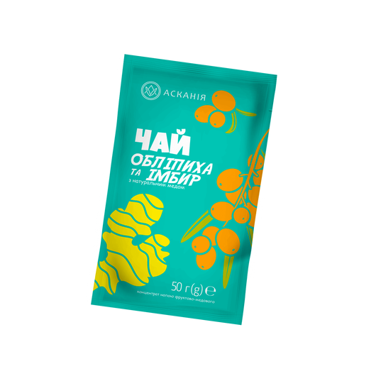 Чай АСКАНИЯ концентрат - Облепиха-имбирь 50г