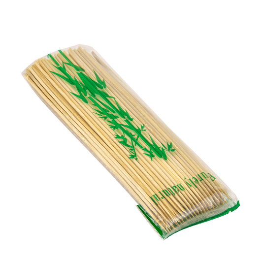 Палички для шашлику бамбукові 250мм 100шт, изображение 2