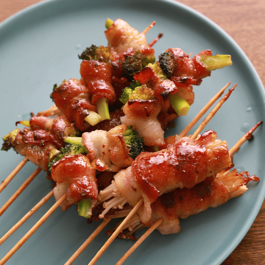 Палички для шашлику бамбукові 250мм 100шт, изображение 3