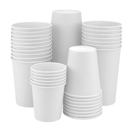 Стакан паперовий 250мл євро одношаровий білий W 50шт, изображение 2