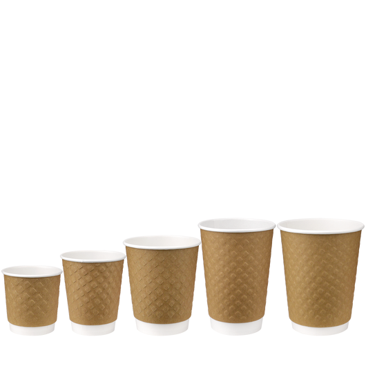 Стакан паперовий 180мл двошаровий крафт Зерно 25шт, Розмір стакана: 180, Колір стакана: Крафт, изображение 3
