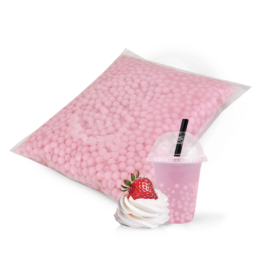 Bubble Tea молочні кульки зі смаком Полуниці з вершками 1,25 кг, изображение 2