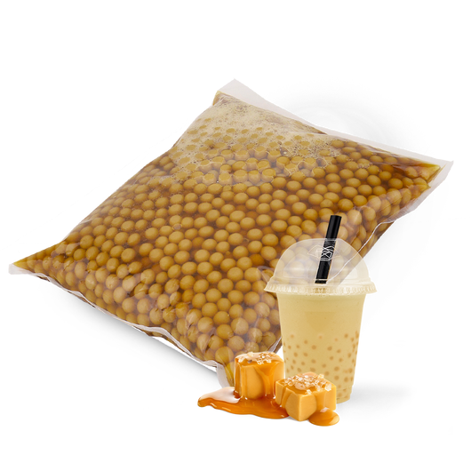 Bubble Tea молочні кульки зі смаком Солоної карамелі 1,25 кг, изображение 2