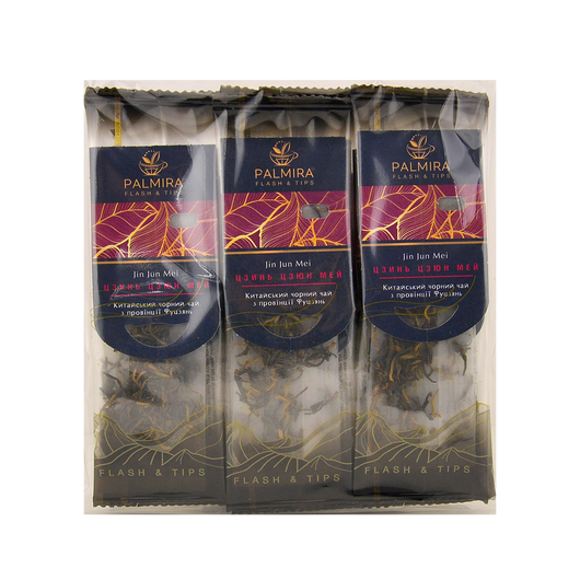 Чай чорний Цзинь Цзюн Мей PALMIRA 10шт х 2,4г, изображение 3