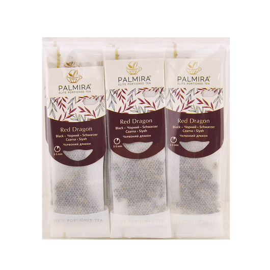 Чай чорний Червоний дракон PALMIRA 10шт х 2,4г, изображение 3