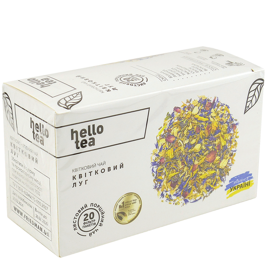 Чай квітковий Квітковий луг Hello Tea 20шт х 1,8г, изображение 2
