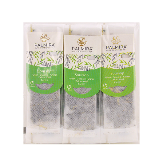Чай зелений Саусеп PALMIRA 10шт х 2,4г, изображение 3