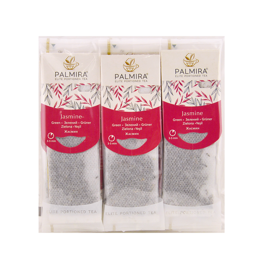 Чай зелений Жасминовий PALMIRA 10шт х 2,4г, изображение 3