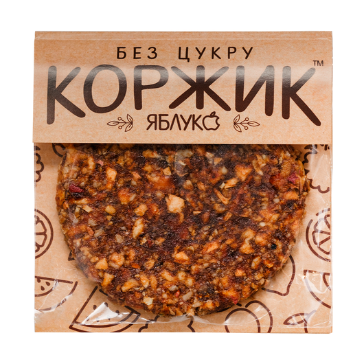 Коржик "Яблоко" без сахара 45-50г