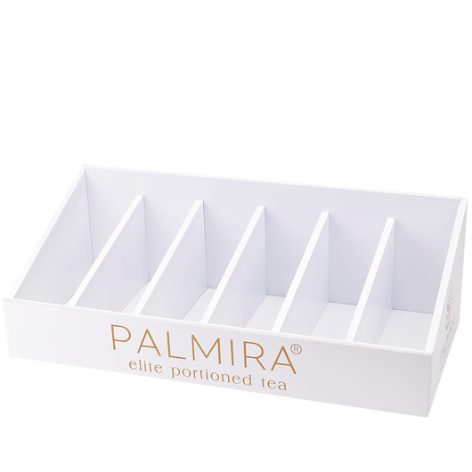 Органайзер для чая PALMIRA 6 секций белый