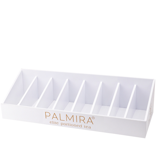 Органайзер для чая PALMIRA 8 секций белый